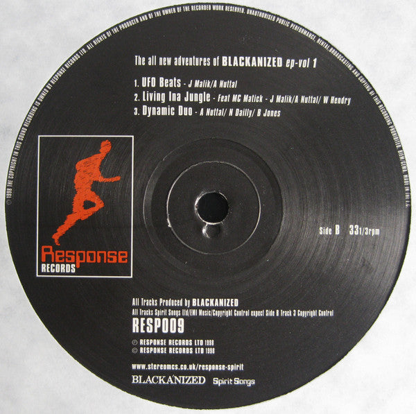 Blacka'nized : The All-New Adventures Of Blacka'nized EP Vol One (12", EP)