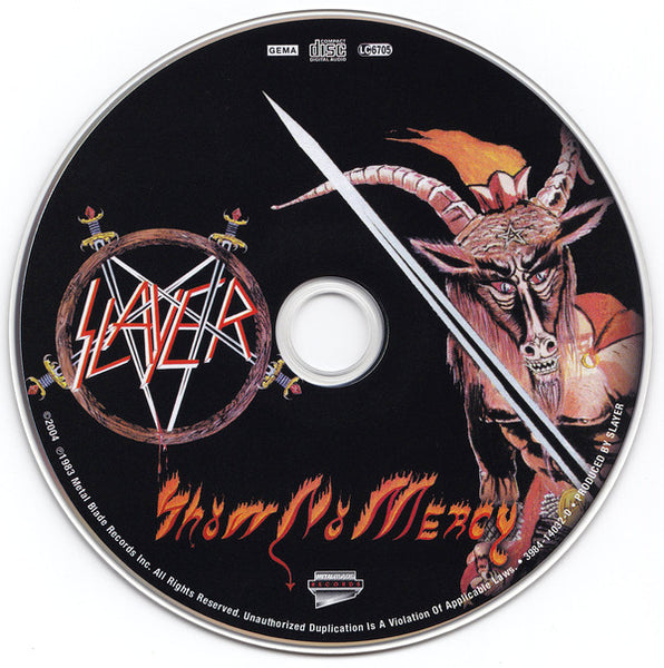 Slayer : Show No Mercy (CD, Album, RE, RM, Dig)