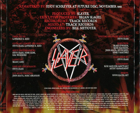 Slayer : Show No Mercy (CD, Album, RE, RM, Dig)