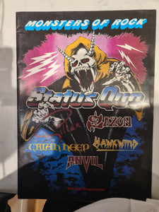 Monsters of Rock Official Programme 1982