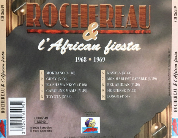 Rochereau* & L'African Fiesta* : Rochereau & L'African Fiesta - 1968-1969 (CD, Comp)