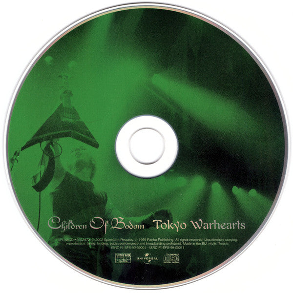 Children Of Bodom : Tokyo Warhearts (CD, Album, RE)