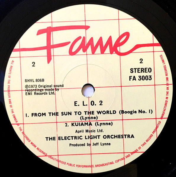 The Electric Light Orchestra* : E.L.O. 2 (LP, Album, RE)