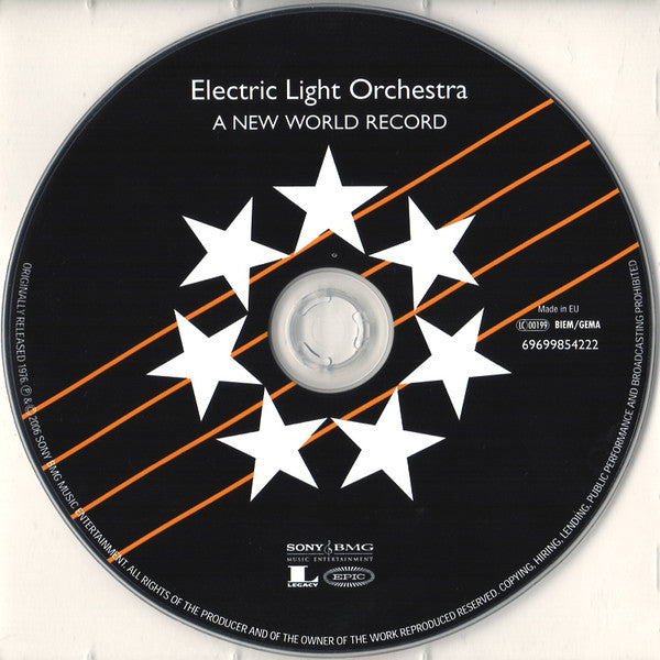 Electric Light Orchestra : A New World Record (CD, Album, RE, RM, 30t)