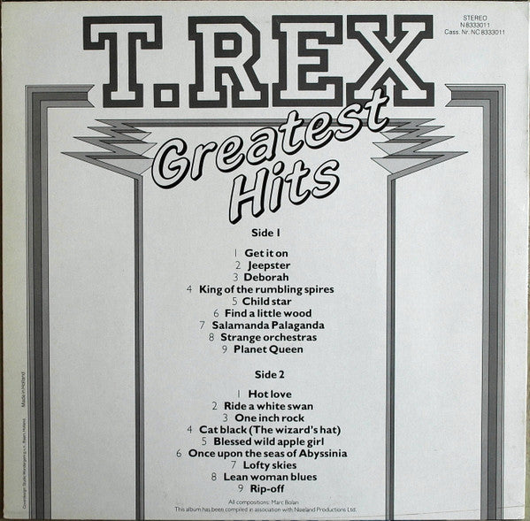 T. Rex : Greatest Hits (LP, Comp)