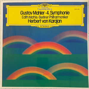 Gustav Mahler - Edith Mathis, Berliner Philharmoniker, Herbert von Karajan : 4. Symphonie (LP, RP)