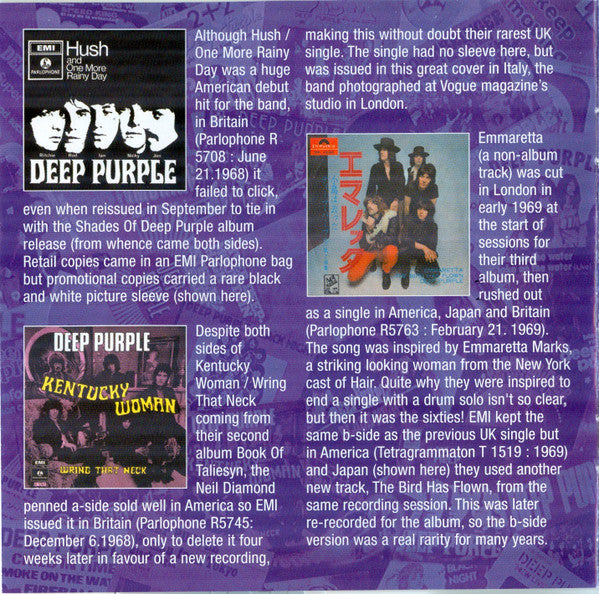 Deep Purple : Singles & E.P. Anthology '68 - '80 (2xCD, Comp, Mono, RM)