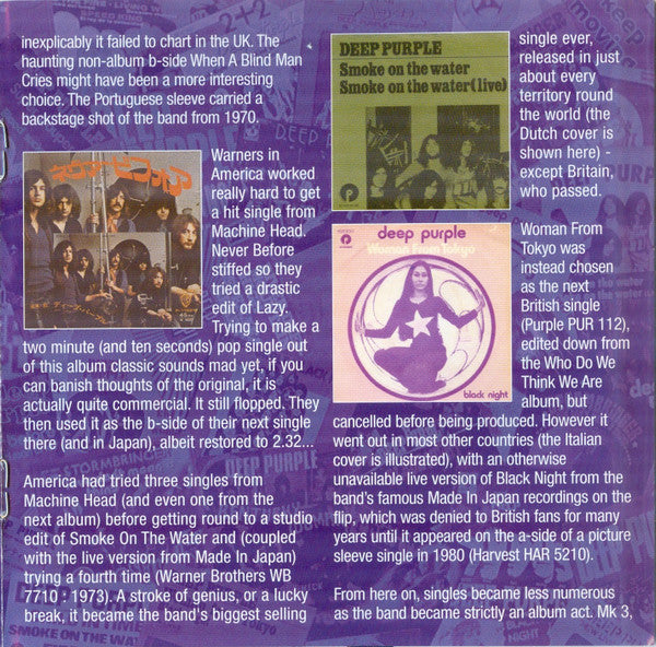 Deep Purple : Singles & E.P. Anthology '68 - '80 (2xCD, Comp, Mono, RM)