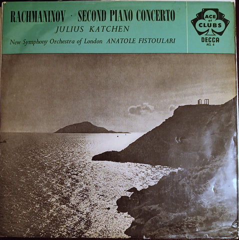 Rachmaninov* - Julius Katchen, New Symphony Orchestra Of London*, Anatole Fistoulari : Second Piano Concerto (LP, Mono)