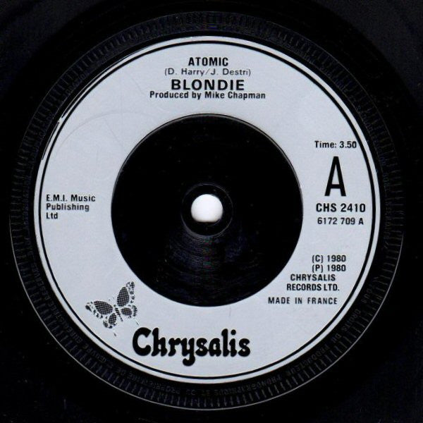 Blondie : Atomic (7", Single, Sil)