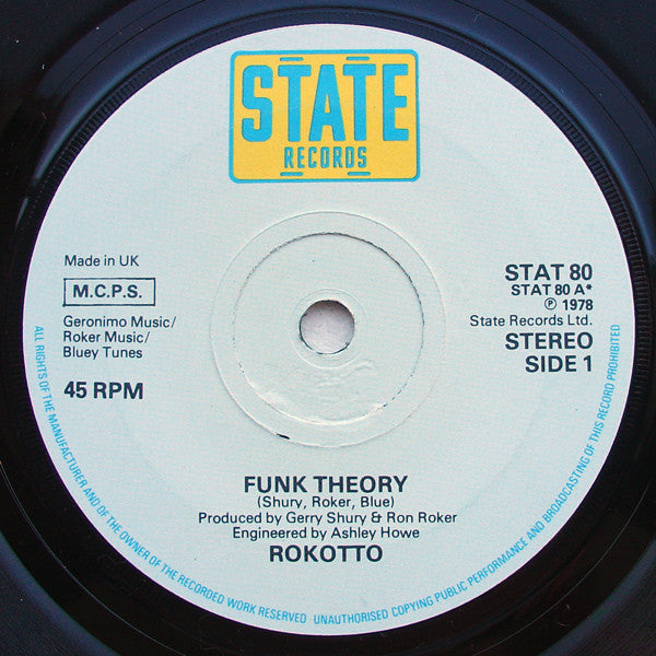 Rokotto : Funk Theory (7", Single)