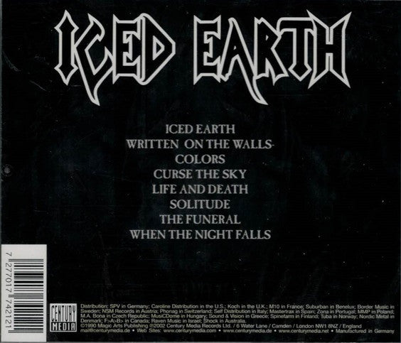 Iced Earth : Iced Earth (CD, Album, RE, RM)