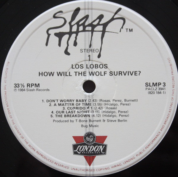 Los Lobos : How Will The Wolf Survive? (LP, Album)