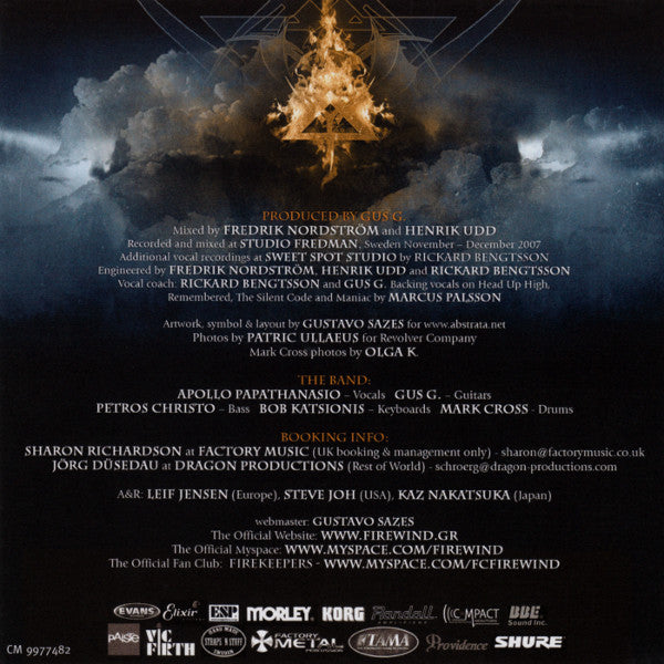 Firewind : The Premonition (CD, Album)