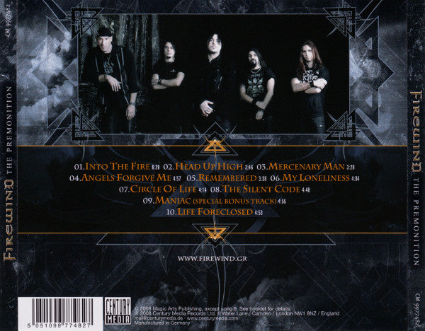 Firewind : The Premonition (CD, Album)