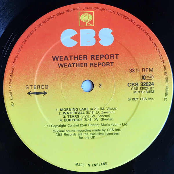 Weather Report : Weather Report (LP, Album, RE)