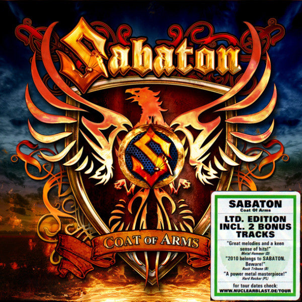 Sabaton : Coat Of Arms (CD, Album, Ltd, Dig)