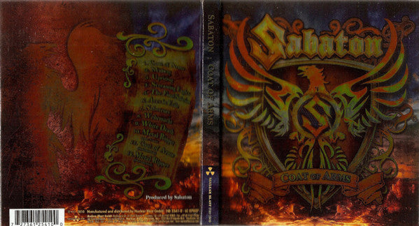 Sabaton : Coat Of Arms (CD, Album, Ltd, Dig)