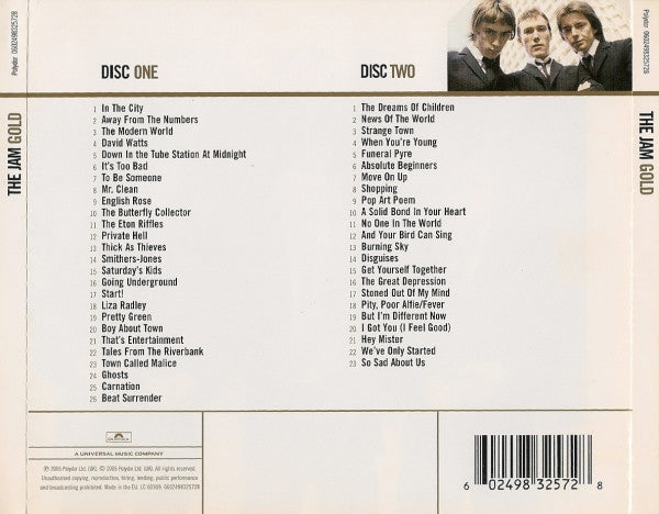 The Jam : Gold (2xCD, Comp, RM)