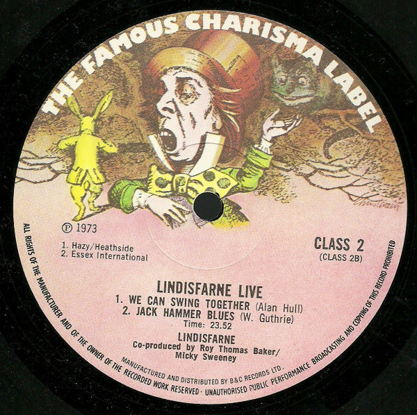 Lindisfarne : Lindisfarne Live (LP, Album)