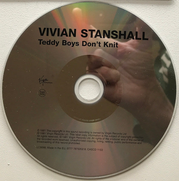 Vivian Stanshall : Teddy Boys Don't Knit (CD, Album, RE, RP)