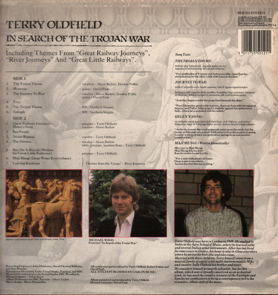 Terry Oldfield : Music From In Search Of The Trojan War (LP, Album)