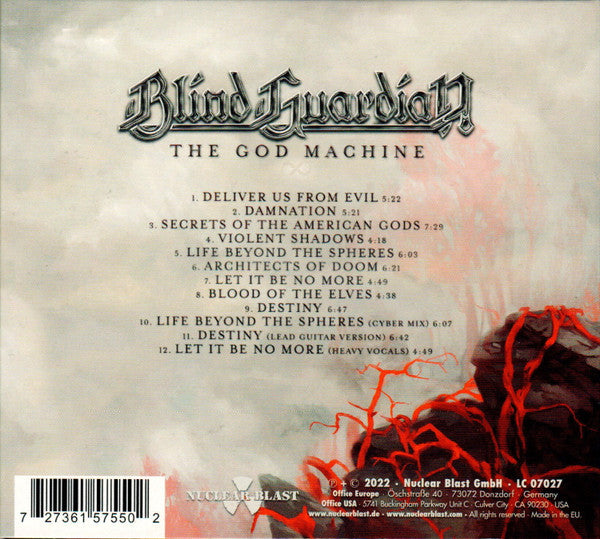 Blind Guardian : The God Machine (CD, Album, Ltd, Dig)