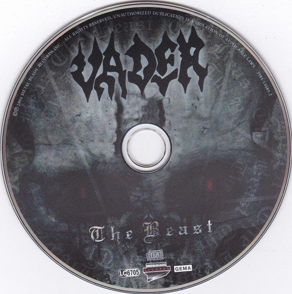 Vader : The Beast (CD, Album, Ltd, Dig + DVD-V, PAL)