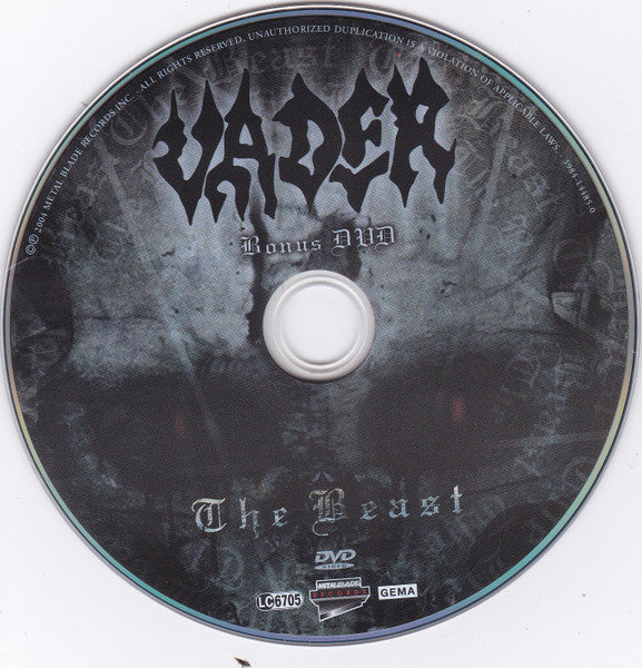 Vader : The Beast (CD, Album, Ltd, Dig + DVD-V, PAL)