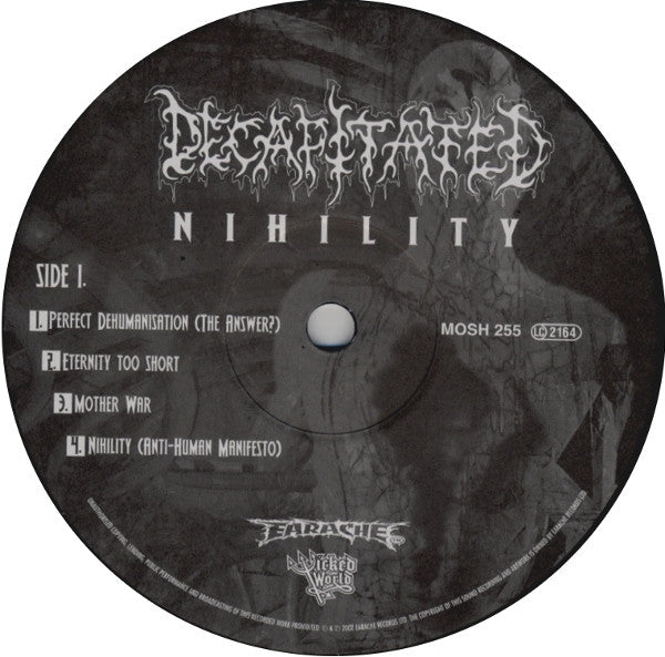 Decapitated : Nihility (LP, Album, Ltd, Num)