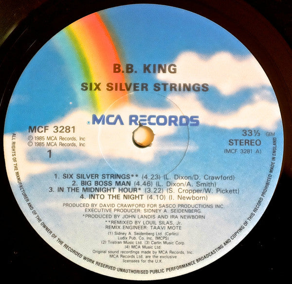 B.B. King : Six Silver Strings (LP, Album)