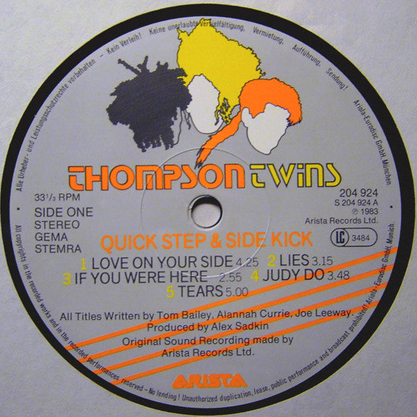 Thompson Twins : Quick Step & Side Kick (LP, Album)