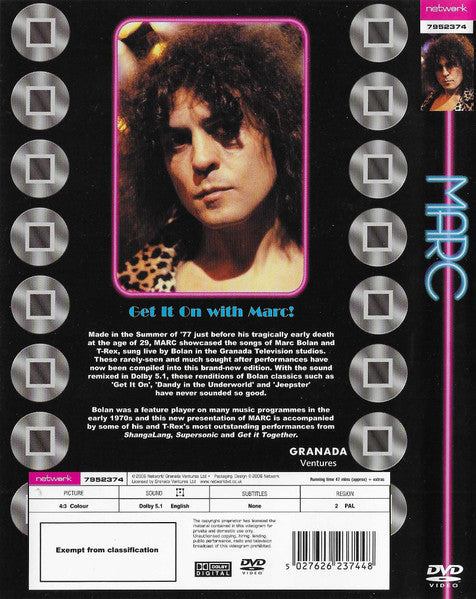 Marc Bolan with T. Rex : Marc (DVD-V, Multichannel, PAL, 5.1)