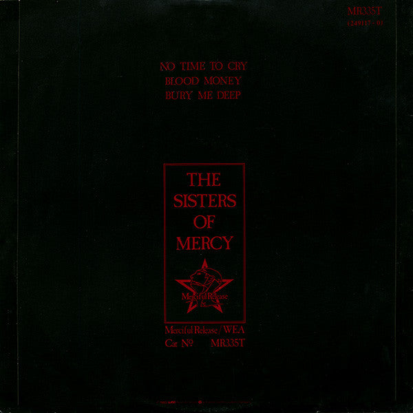 The Sisters Of Mercy : No Time To Cry (12", Single)