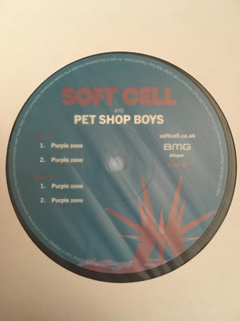 Soft Cell And Pet Shop Boys : Purple Zone (12", Single)