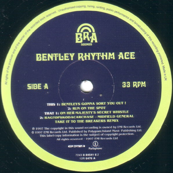 Bentley Rhythm Ace : Bentley's Gonna Sort You Out ! (12")