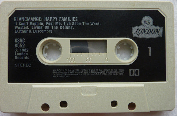 Blancmange : Happy Families (Cass, Album, Bot)