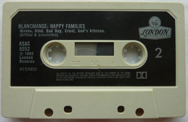 Blancmange : Happy Families (Cass, Album, Bot)