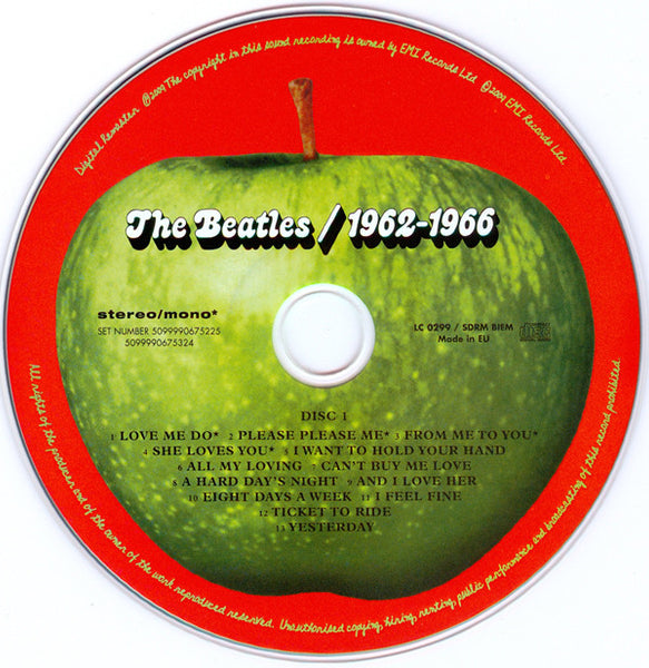 The Beatles : 1962-1966 (2xCD, Comp, RE, RM, Dig)