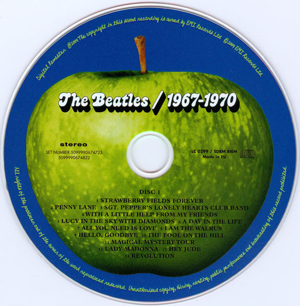 The Beatles : 1967-1970 (2xCD, Comp, RE, RM, Gat)