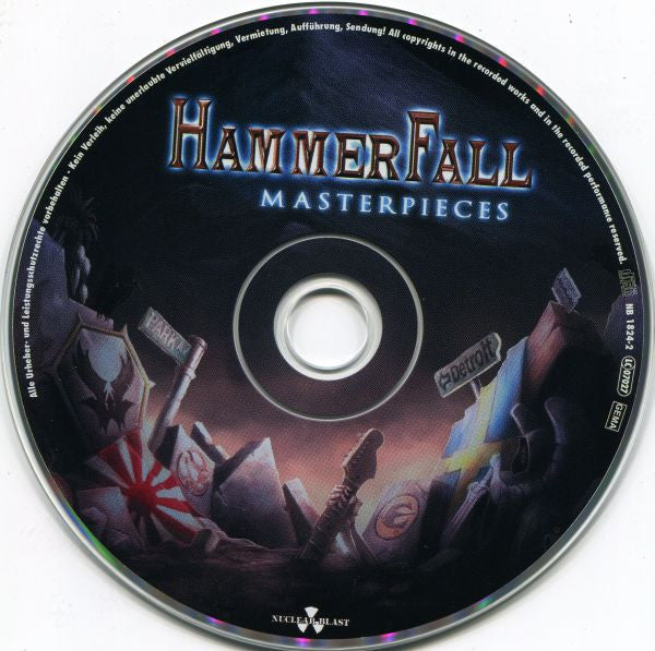 HammerFall : Masterpieces (CD, Comp)