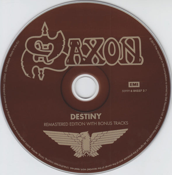 Saxon : Destiny (CD, Album, RE, RM)