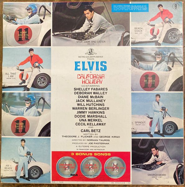 Elvis Presley : California Holiday (LP, Album, RE)