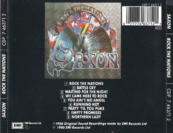 Saxon : Rock The Nations (CD, Album, RE)