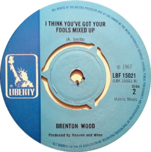 Brenton Wood : Gimme Little Sign (7", Single, 3-P)