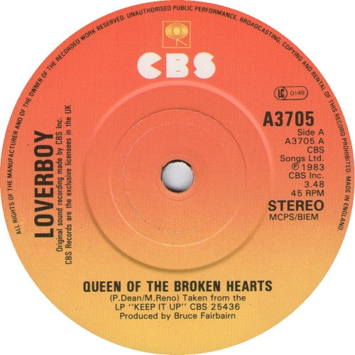 Loverboy / Journey / Aldo Nova / Saga (3) : Queen Of The Broken Hearts (7" + 7", EP, Comp)