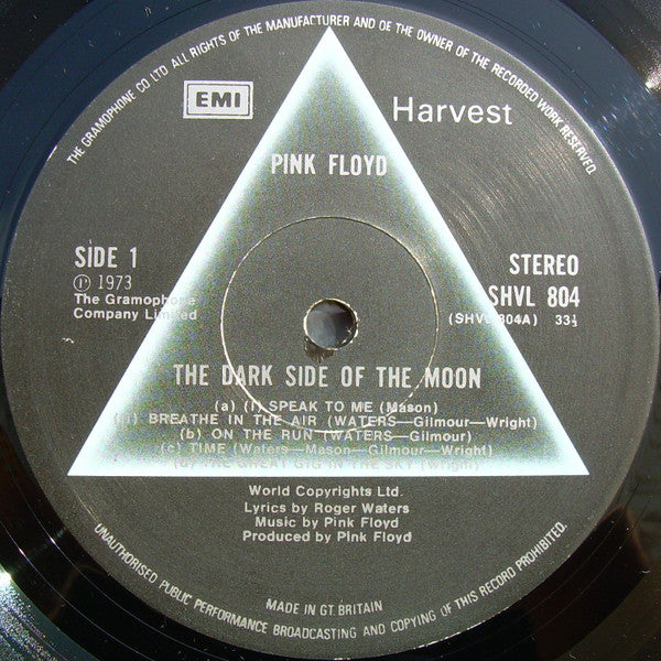 Pink Floyd : The Dark Side Of The Moon (LP, Album, 2nd)