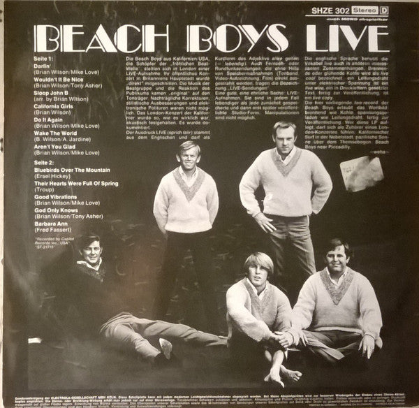 The Beach Boys : Live (LP, Album)