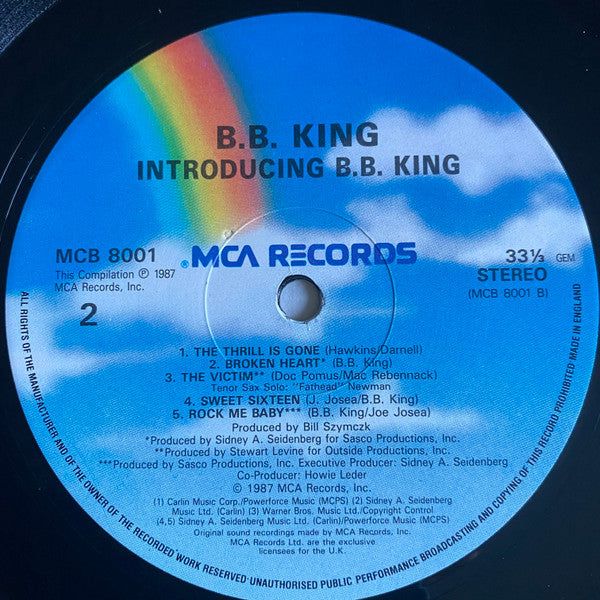 B.B. King : Introducing B.B. King (LP, Comp)