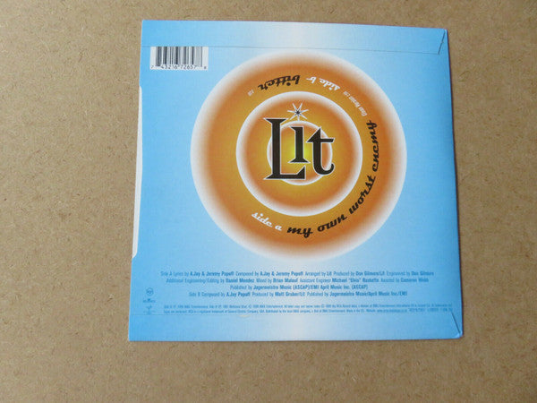 Lit : My Own Worst Enemy (7", Single)